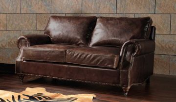 Burlington Antique Leather - 2 Seater Sofa