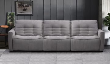 Rosetta 4 Seater Fabric Recliner Sofa
