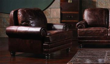 Chambers Vintage Leather - Armchair