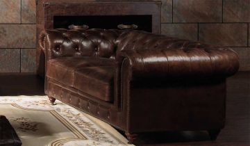 Chesterfield Vintage Leather - 2 Seater Sofa