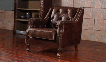 Dowding Vintage Leather - Armchair