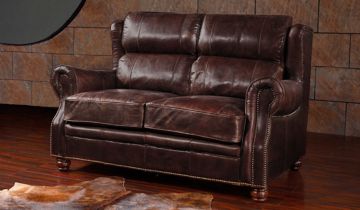 Landsdowne Antique Leather - 2 Seater Sofa