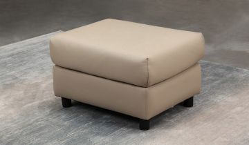 Monza Leather Footstool