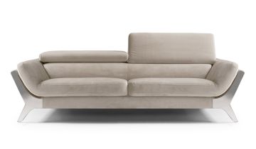 Norvana Faux Suede 3 Seater Sofa 