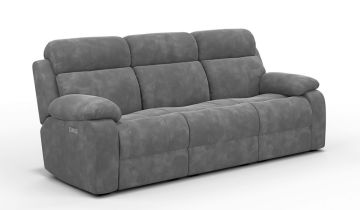 Novell Slim 3 Fabric Recliner Sofa