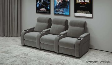 Paramount Fabric 3 Home Cinema Seating