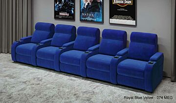 Paramount Fabric 5 Home Cinema Seating