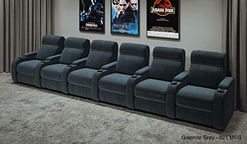 Paramount Fabric 6 Home Cinema Seating