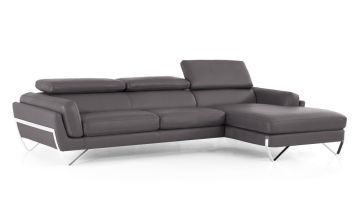 Renata Leather Corner Modular Sofa