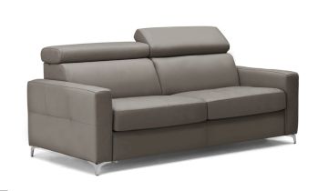 Renzo Leather 3 Seater Sofa