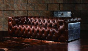Soho Vintage Leather - 3 Seater Sofa